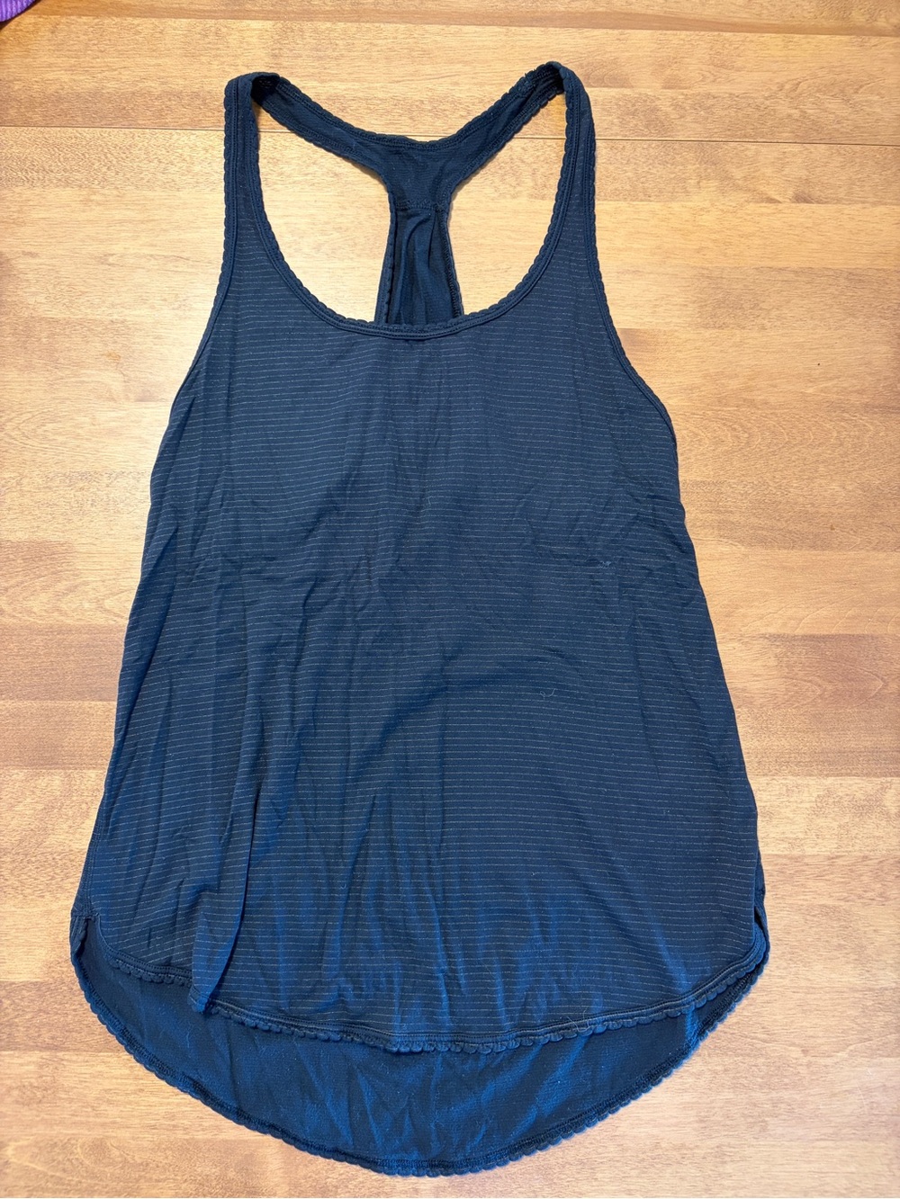 lululemon athletica Black Racerback Tank Top